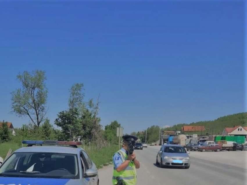 Policia e Ferizajt shqiptoi 530 gjoba brenda javës për tejkalim të shpejtësisë
