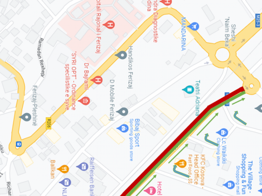 Nesër mbyllet përkohësisht njëri segment i rrugës “Emin Duraku” në Ferizaj