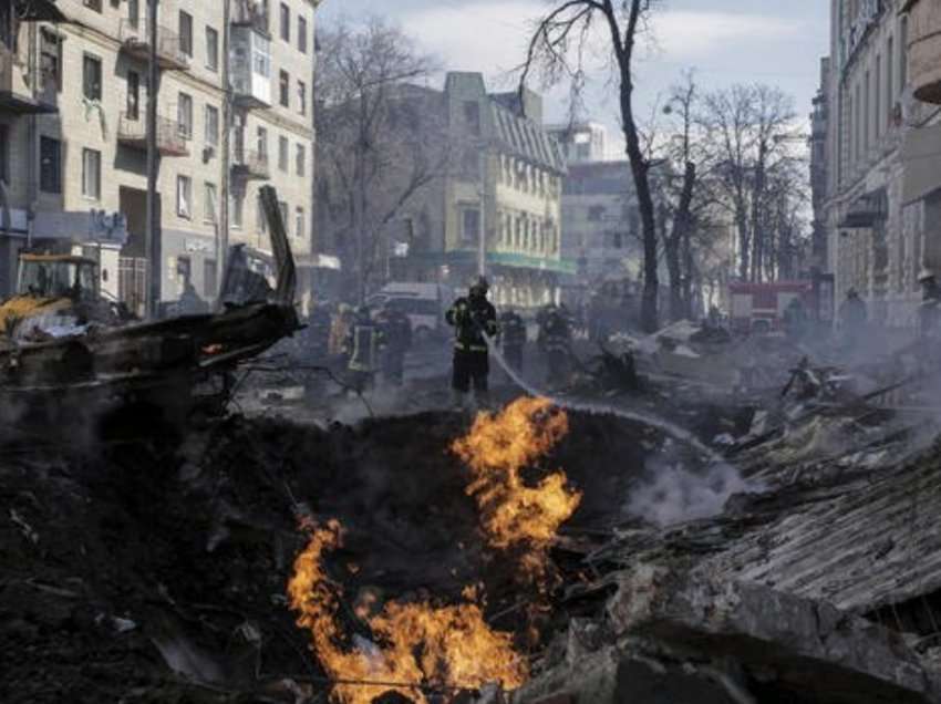 Qyteti Rubizhne, në rajonin e Luhanskut, është shkatërruar