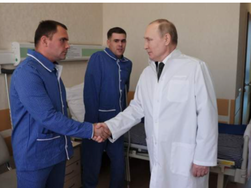 Putin viziton ushtarët e plagosur rusë