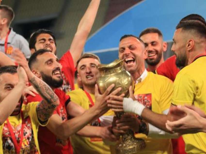 Bajrami, shqiptari i parë në Maqedoni që fiton Kupën si futbollist dhe si trajner