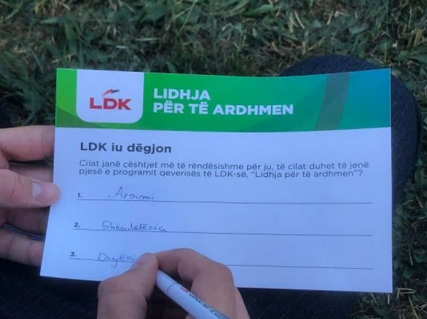 ​LDK përfshin kërkesat e qytetarëve në programin “Lidhja për të Ardhmen”