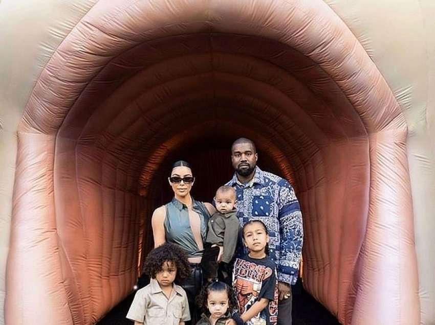 Kanye West rindez luftën me Kim Kardashian për kujdestarinë e katër fëmijëve të tyre 