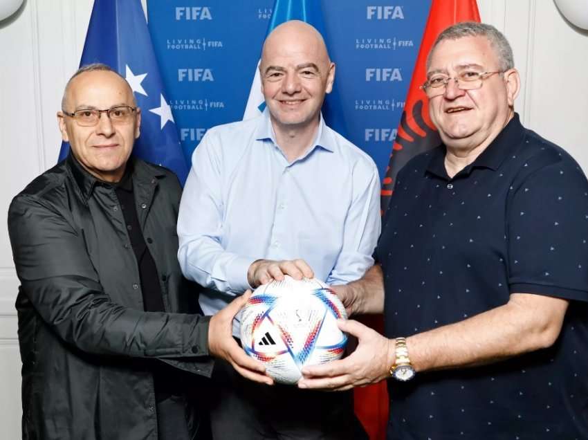 FIFA shkruan për vizitën e presidentit Ademi në zyren e re në Paris 