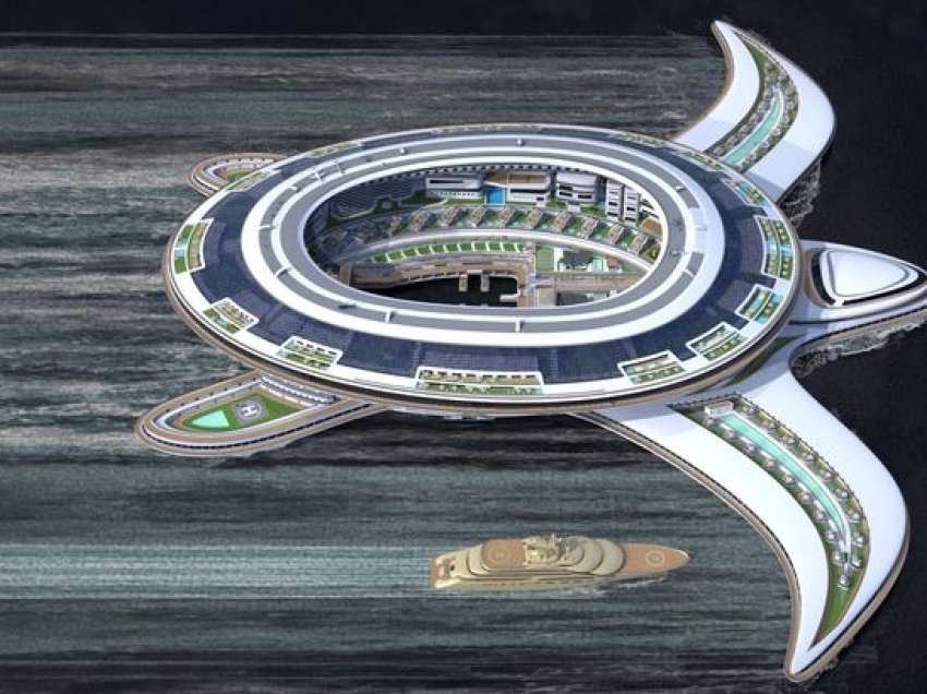 Befasojnë arkitektët italianë, prezantohet plani për qytetin lundrues në formë breshke