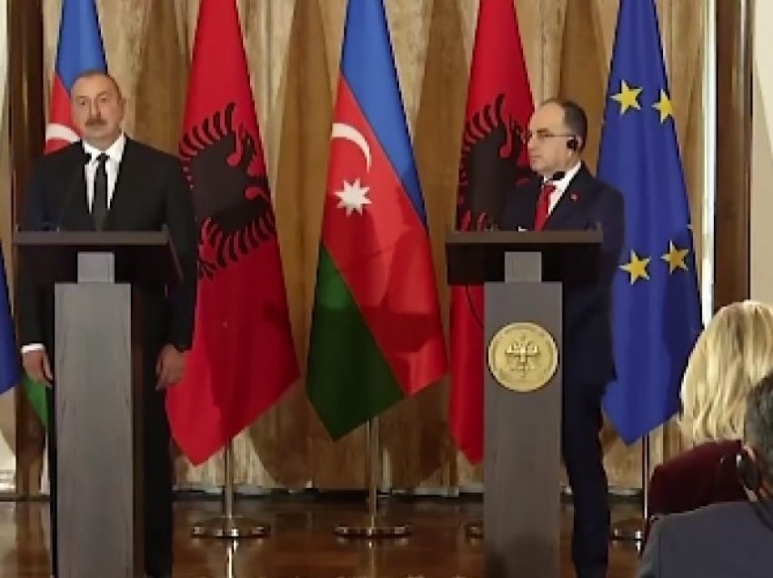 Presidenti i Azerbajxhanit Aliyev viziton Tiranën