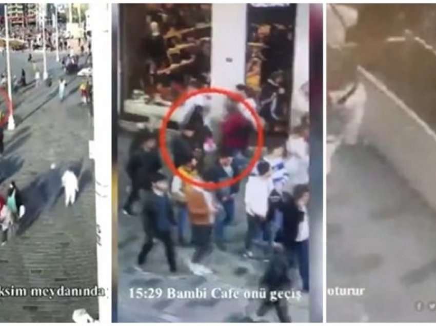 Publikohen pamjet që tregojnë tërë rrugëtimin e të dyshuarës për vënien e bombës në Stamboll