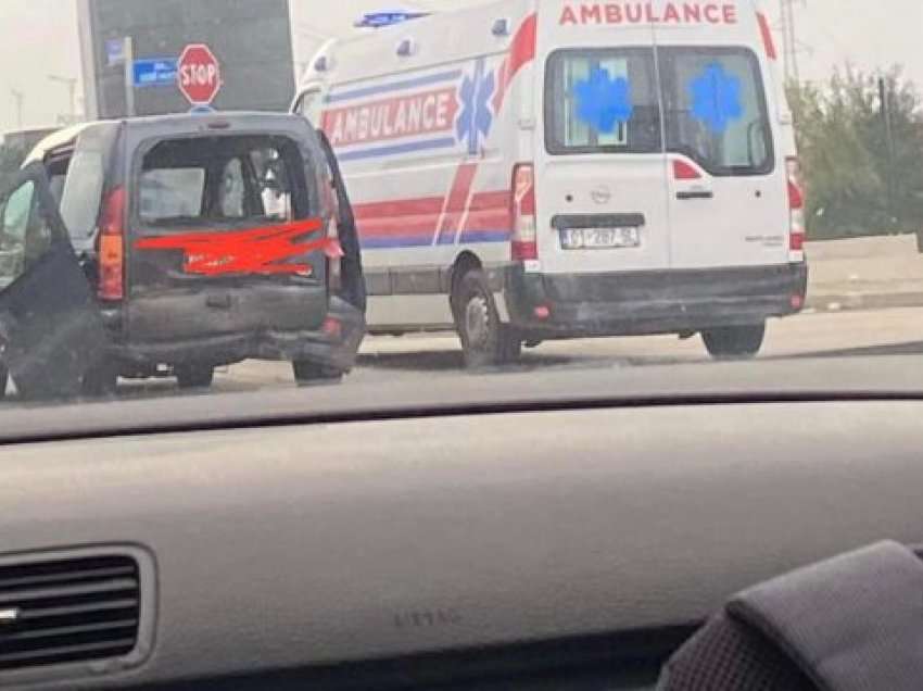 Aksident trafiku në hyrje të Prishtinës