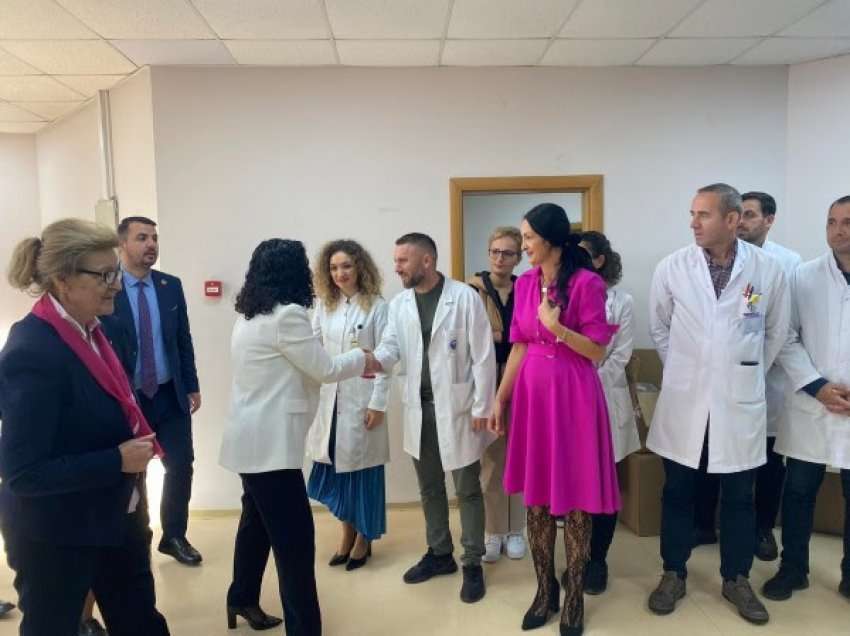 ​Osmani pas vizitës në Onkologji: Shëndetësia, prioritet mbi prioritete