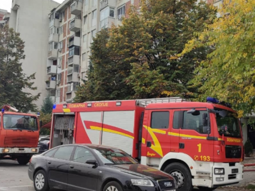 Shkup, një banesë merr flakë pas shpërthimit të bombolës së gazit
