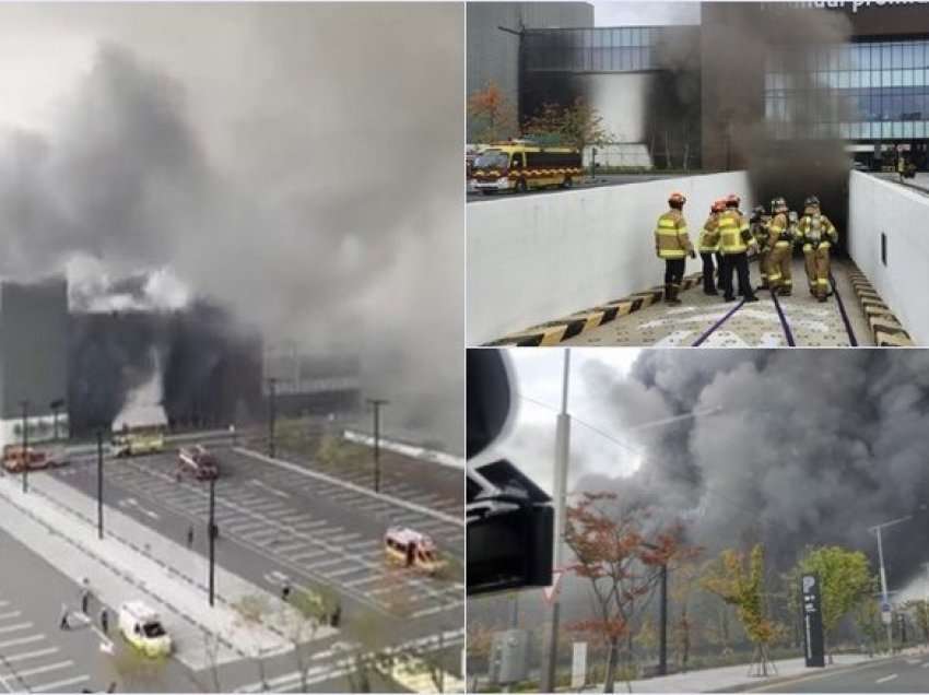 Shtatë të vdekur pasi një zjarr përfshiu një qendër tregtare në Daejeon të Koresë së Jugut