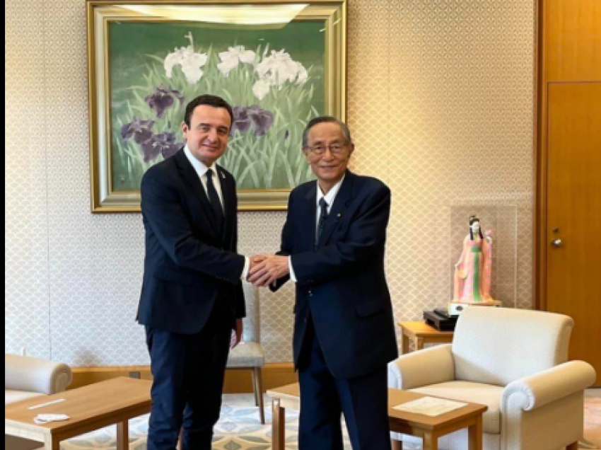 Kurti takon kryetarin e Kuvendit të Japonisë: Shprehëm interesimin për investime japoneze në Kosovë