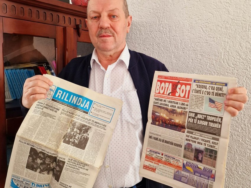 “Për ‘hatër’ të Stanishiqit” - Veprimtari Xhevat Berisha ‘shokon’ Batonin: Ka të ruajtura 1500 eksemplarë të gazetës “Bota sot”