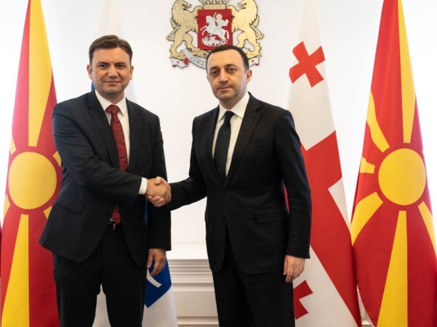 Osmani – Garibashvili: Presidenca me OSBE-në është e angazhuar në mënyrë aktive në mbështetjen e njerëzve në rajonet e konfliktit