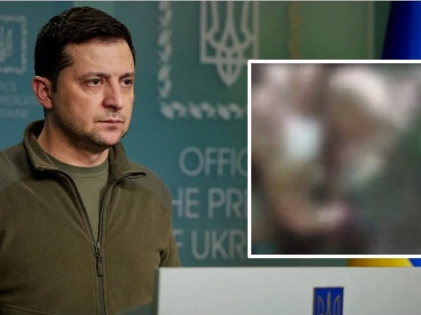 Reagon Zelensky, pas publikimit të pamjeve që tregojnë se si “bishat ruse” i prenë kokën një të burgosuri ukrainas të luftës
