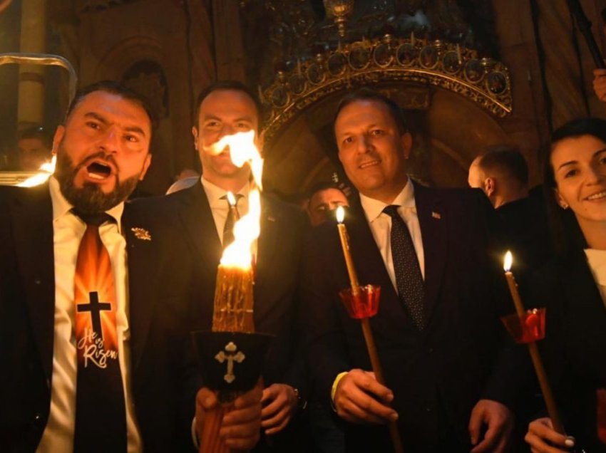 Spasovski: Për herë të parë, me bekimin e Patriarkut të Jerusalemit mundemi ta marrim zjarrin e shenjtë dhe ta sjellim në Maqedoni