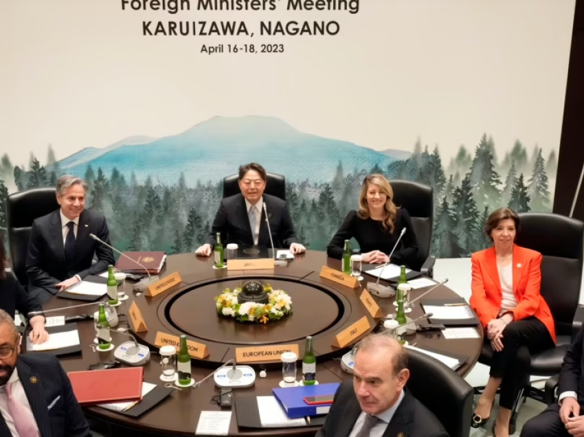 Ministrat e G7, thirrje për tërheqjen e Rusisë nga Ukraina