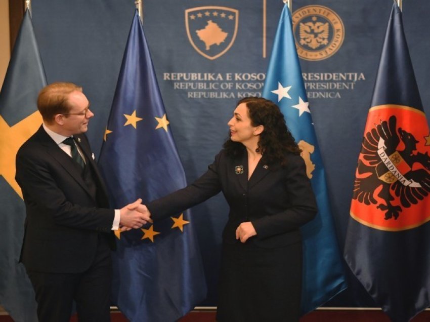 Osmani kërkoi ndihmën e Suedisë për integrimin e Kosovës në BE