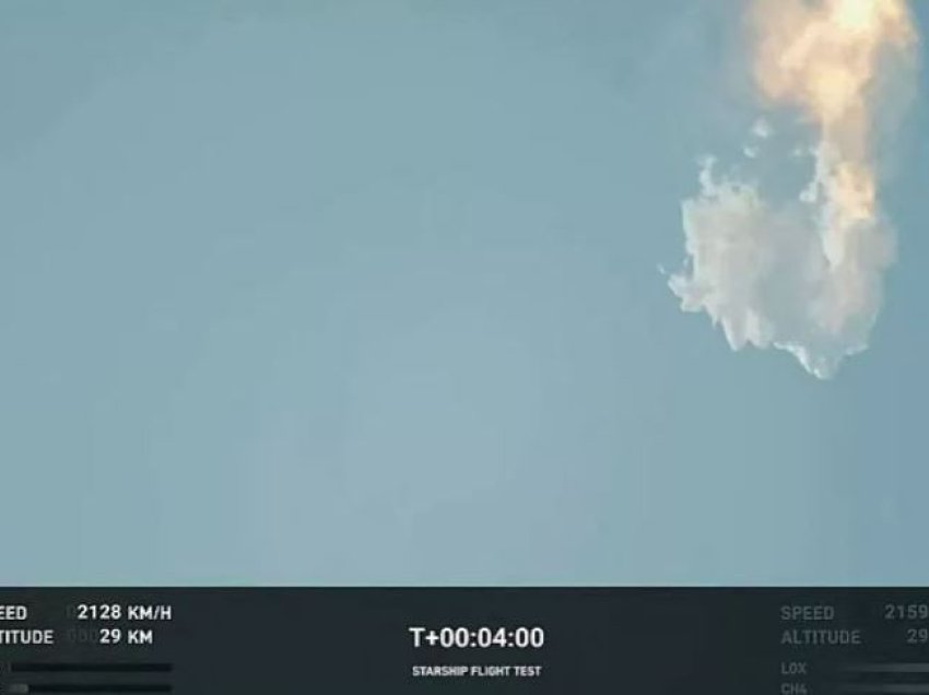 Pak minuta pas nisjes, raketa “Starship” shpërthen në ajër