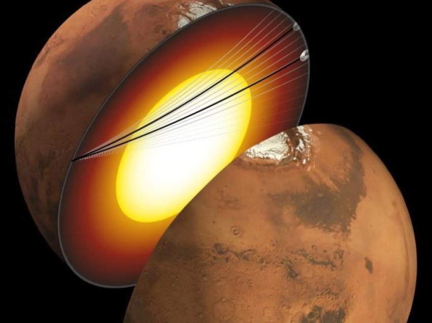 Me anë të valëve sizmike shkencëtarët zbulojnë se bërthama e Marsit është e lëngshme