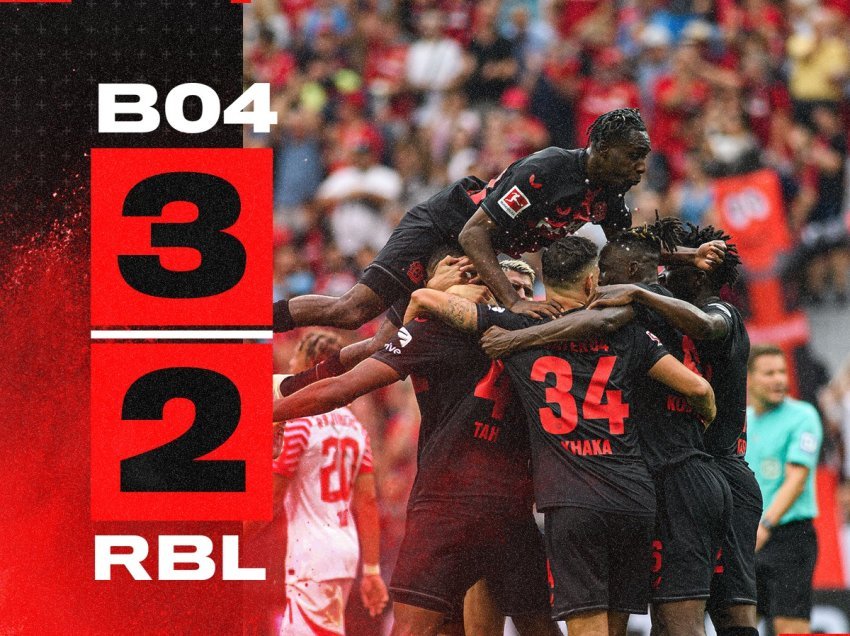Xhaka debuton me fitore te Leverkusen, Stuttgart shënon pesë në shtëpi