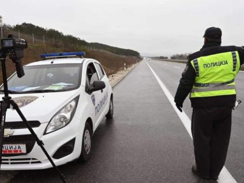 Policia sanksionoi 276 vozitës në Shkup, 109 për tejkalim të shpejtësisë