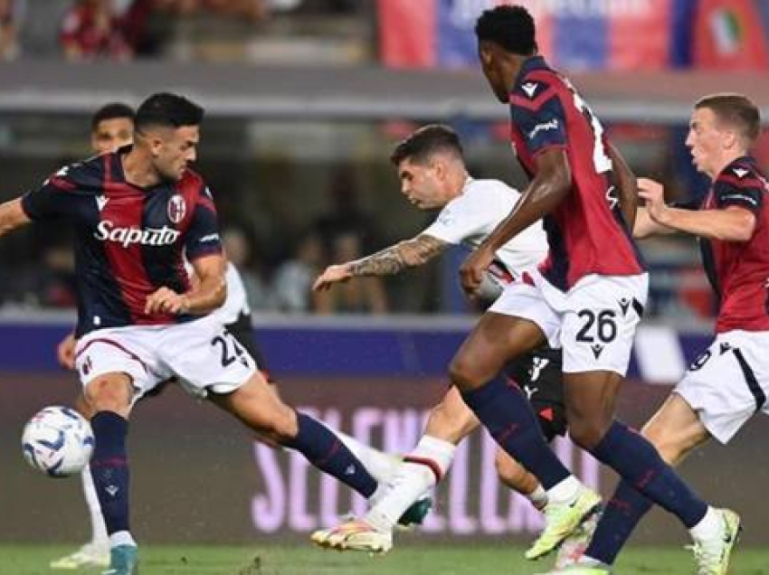 Milan perfekt në debutim, mjaftojnë Giroud dhe Pulisic, Bologna dorëzohet