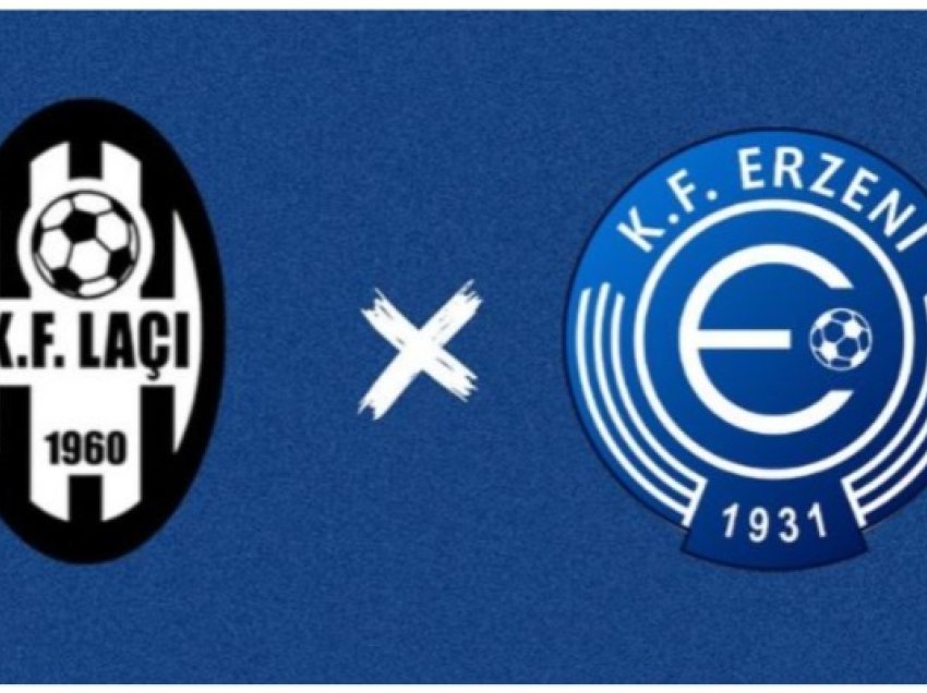 Publikohen formacionet zyrtare të ndeshjes Laçi - Erzeni
