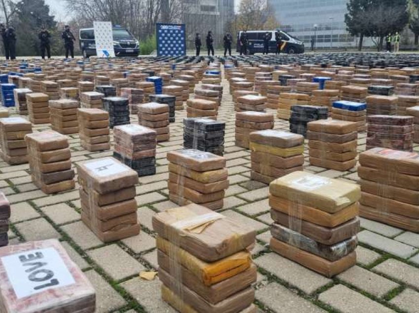 Në një javë sekuestrohen 11 tonë me kokainë në Spanjë, “mall” i bandave shqiptare të drogës