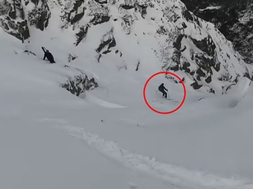 U lëshua nga mali Washington, skiatorin e “merr me vete” orteku i borës – publikohen pamjet