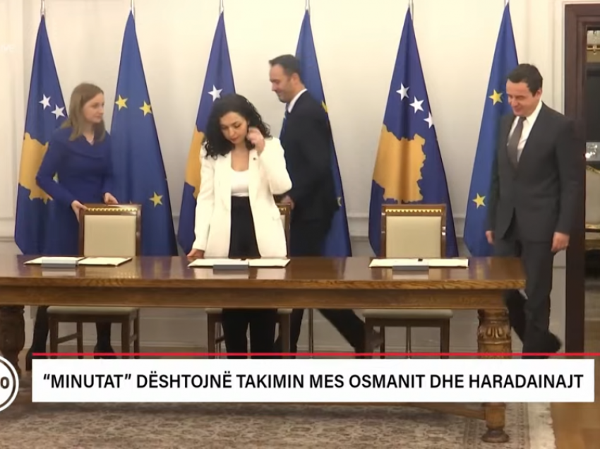 “Minutat” dështojnë takimin mes Osmanit dhe Haradinajt