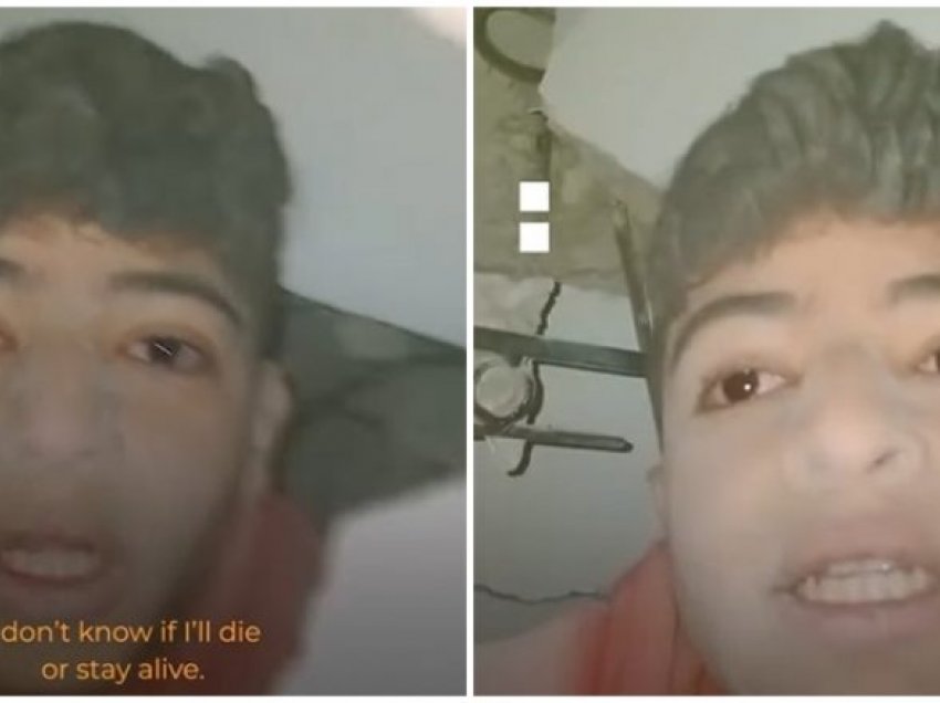I riu nga Siria realizon video nga rrënojat e ndërtesës së shembur, thotë se nuk e di nëse do të vdesë apo mbijetojë