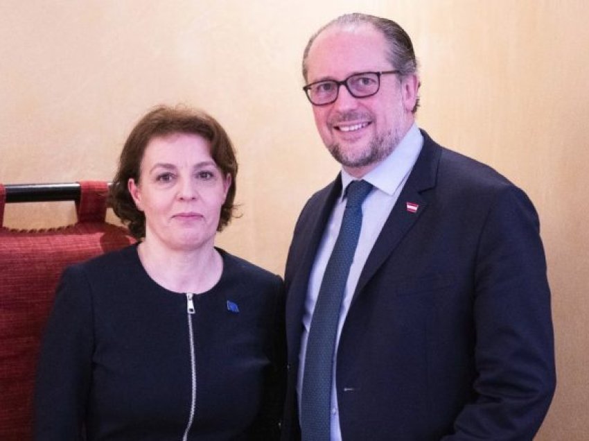 Ministri i jashtëm austriak takohet me Gërvallen, flasin për dialogun Kosovë-Serbi - po sigurohet për këtë gjë!