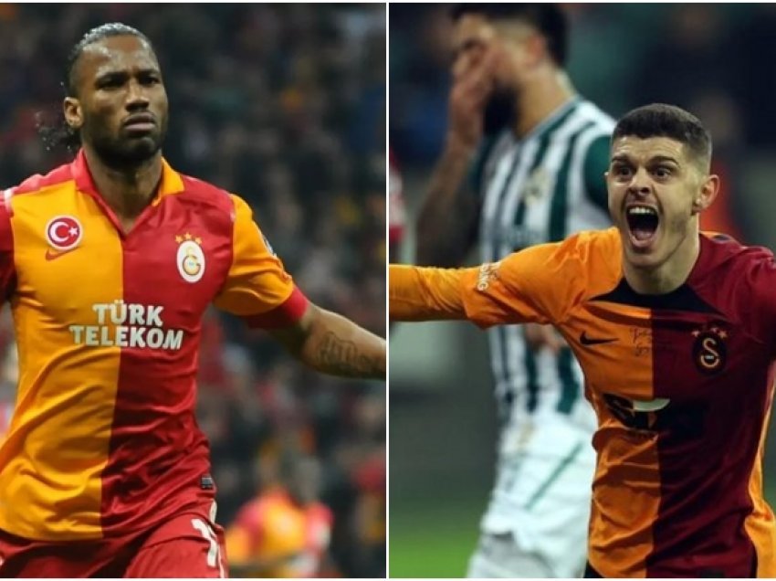 Galatasaray vjen me një krahasim interesant mes Milot Rashicës dhe Didier Drogbas