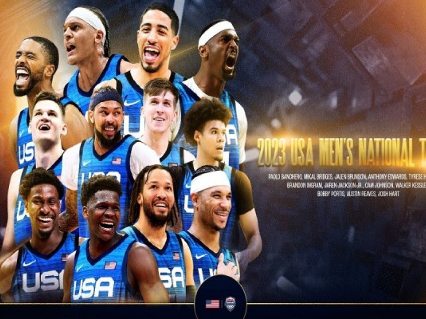Botërori i basketbollit, Amerika publikon ekipin