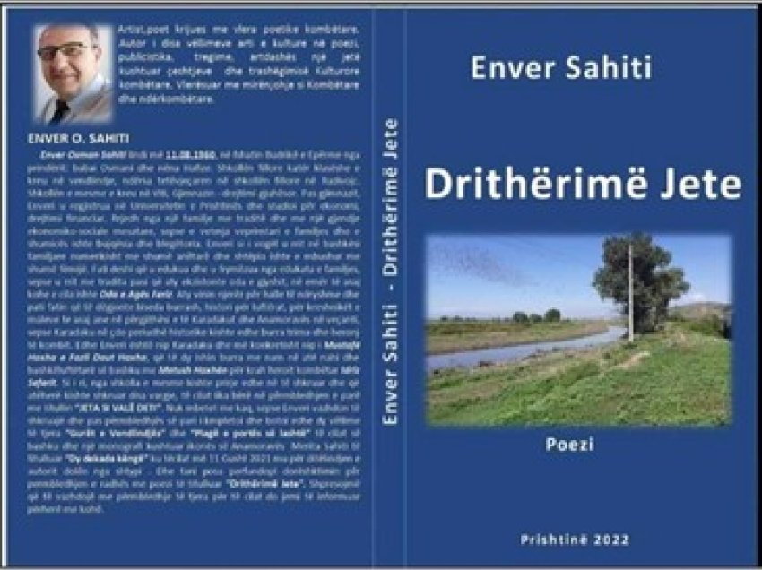 Përsiatje për vëllimin “Drithërimë jete” të poetit Enver Osman Sahiti 