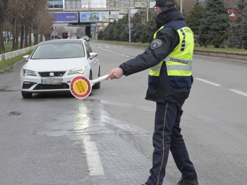 Gjoba për 140 shoferë në Shkup, 50 për vozitje të shpejtë
