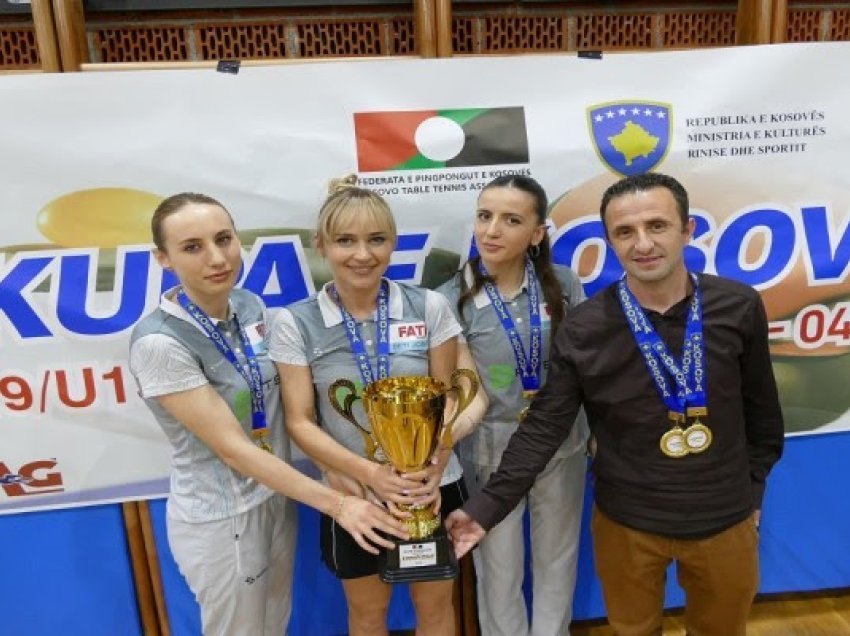 Drita fituese e Kupës së Kosovës në pingpong
