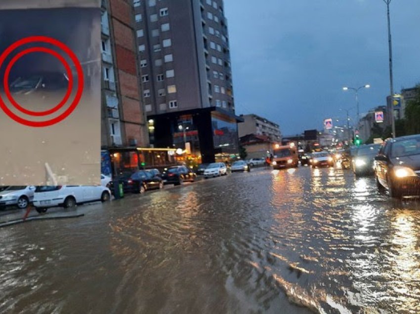 Vërshohen disa lagje në kryeqytet, shkaktohen vështirësi në qarkullim
