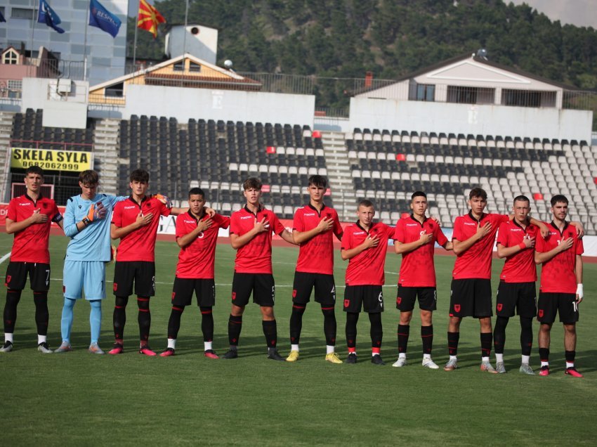 Shqipëria U-17 mposht 3:1 Maqedoninë e Veriut me golat e Pepnikaj, Malaj e Arifit