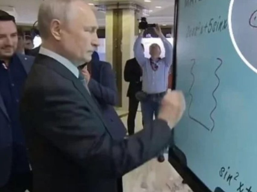 Putin bën një vizatim të çuditshëm: A ka psikolog që nxjerr ndonjë përfundim nga punimi i tij?