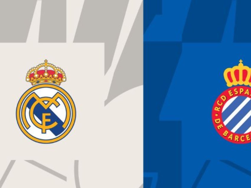 Real Madrid - Espanyol, formacionet
