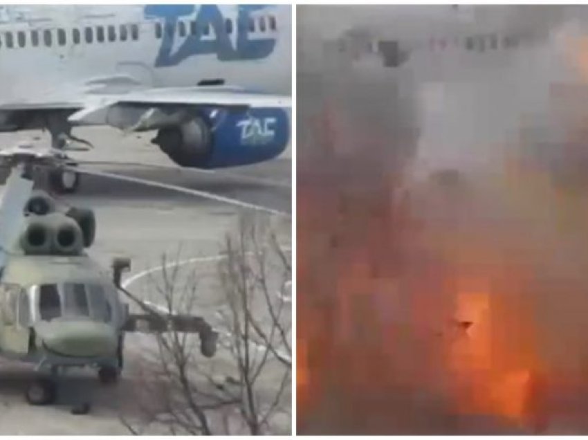 Rusët, nga inati që po tërhiqeshin nga Kievi hodhën në erë helikopterin e tyre
