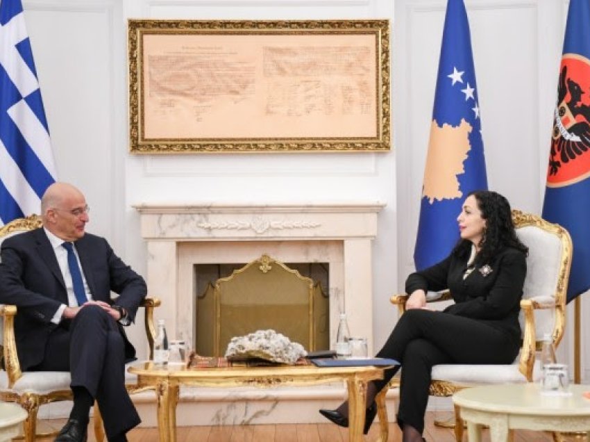 Presidenca: Osmani dhe Dendias diskutuan për procesin e dialogut me Serbinë