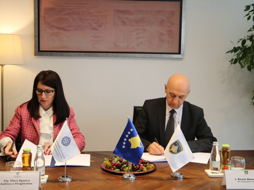 Zyra Kombëtare e Auditimit dhe Prokurori i Shtetit nënshkruajnë marrëveshje bashkëpunimi 