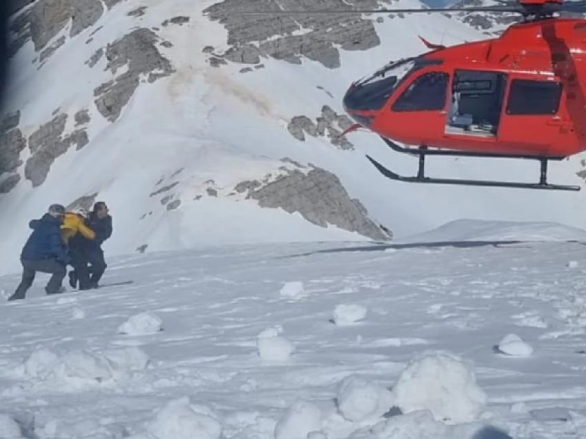 Incident në Valbonë/ 4 alpinistë serbë rrëshqasin në borë, ndërhyjnë Forcat Ajrore