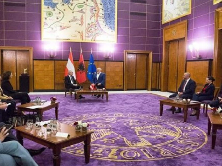 Pas seancës parlamentare, Rama kryen takim me presidentin e Austrisë Alexander Van der Bellen