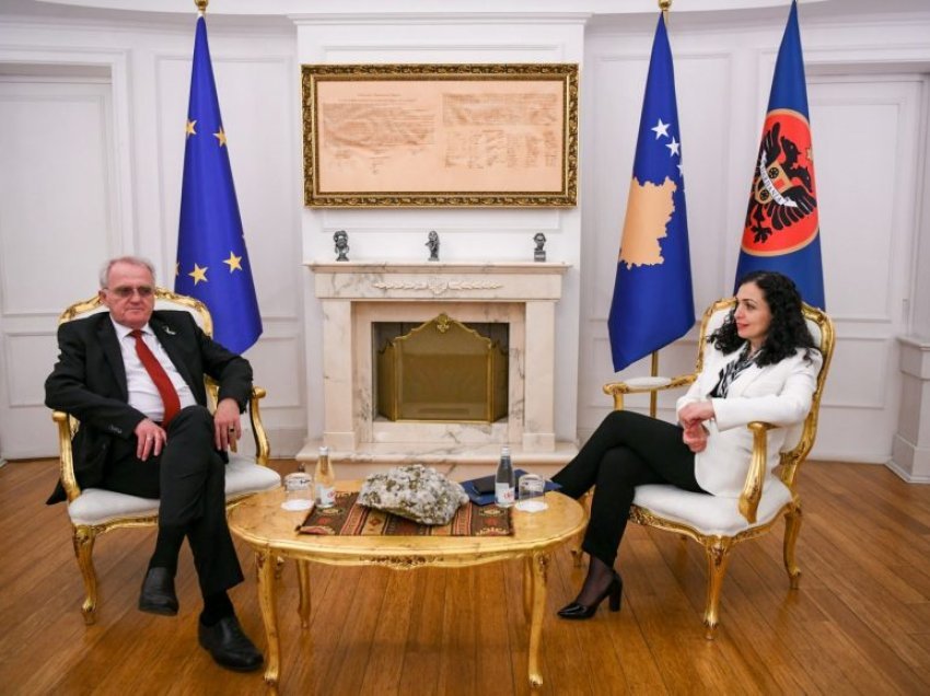 Osmani takohet me zëvendëspresidentin e Parlamentit Evropian