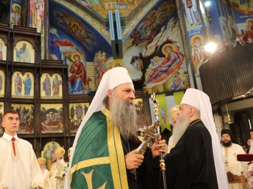 Kontesti ndërmjet Kishës Ortodokse Serbe dhe asaj maqedonase përfundoi zyrtarisht