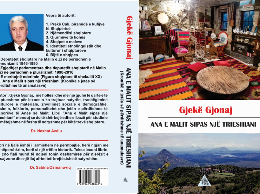 Gjekë Gjonaj botoi librin e ri “Ana e Malit sipas një trieshjani”